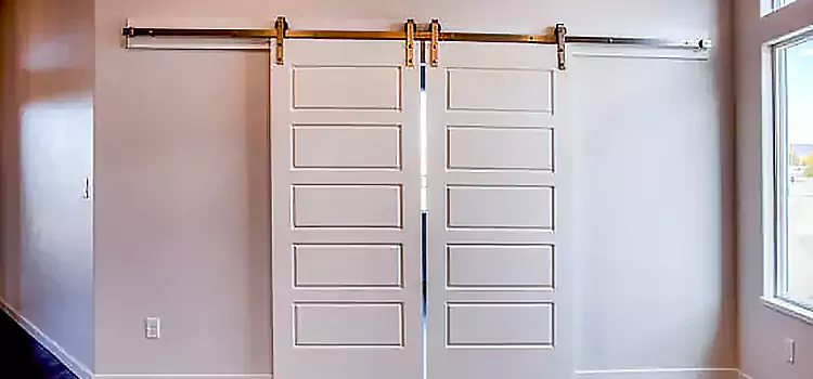 Glass Barn Door with Installation Hardware Kit New Berlin